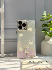 قاب دکمه فلزی طرح گوزن