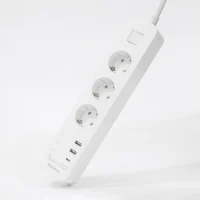 چندراهی برق هادرون P343 با شارژر 30W GaN و 3 پریز EU