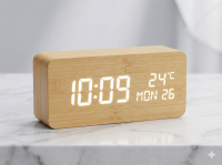 ساعت LED دماسنج دار