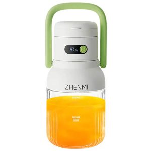 نمایشگر دیجیتال درصد شارژ روی بدنه مخلوط کن همراه شیائومی