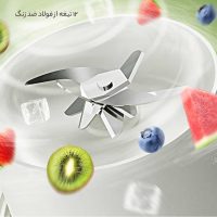 تیغه های فولادی ۱۲ تایی مخلوط کن Zhenmi برای خرد کردن یخ