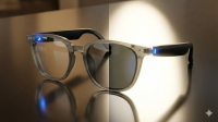 عینک هوشمند گرین لاین مدل Stockholm با فریم شفاف دودی