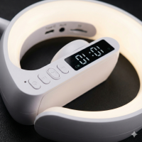 چراغ خواب RGB و شارژر وایرلس رومیزی مدل G63